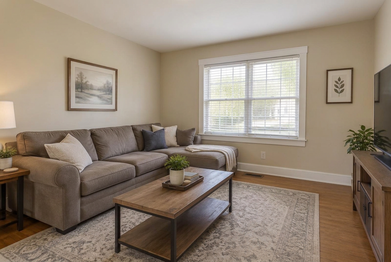 Property after professional staging