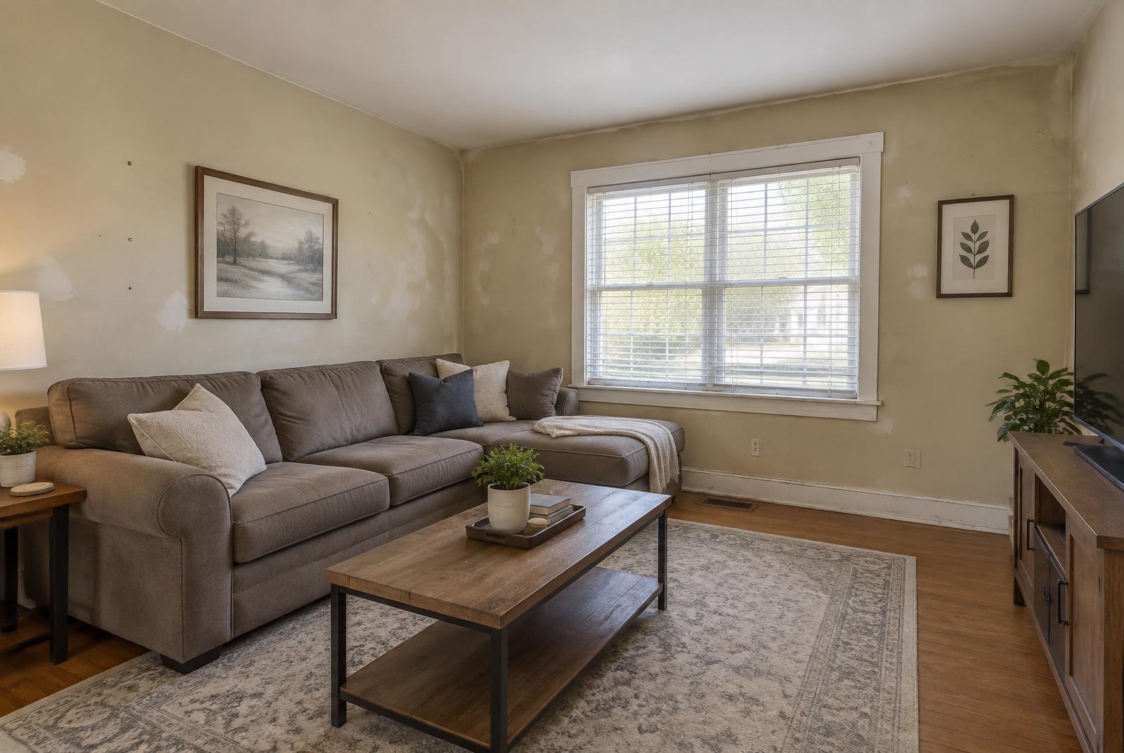 Property before staging